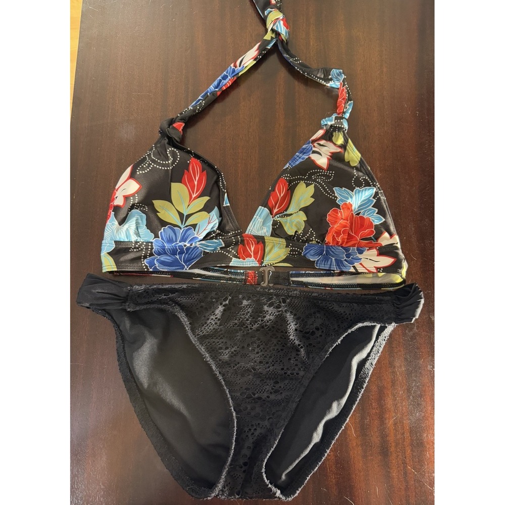 Daisy Fuentes Floral‎ Bikini Set Size 12